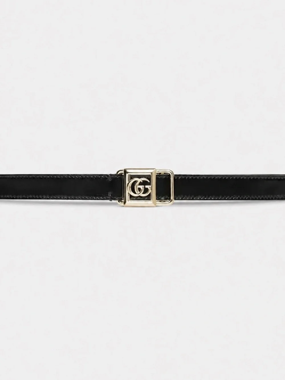 Gucci GG Leather Tie Belt size 90
